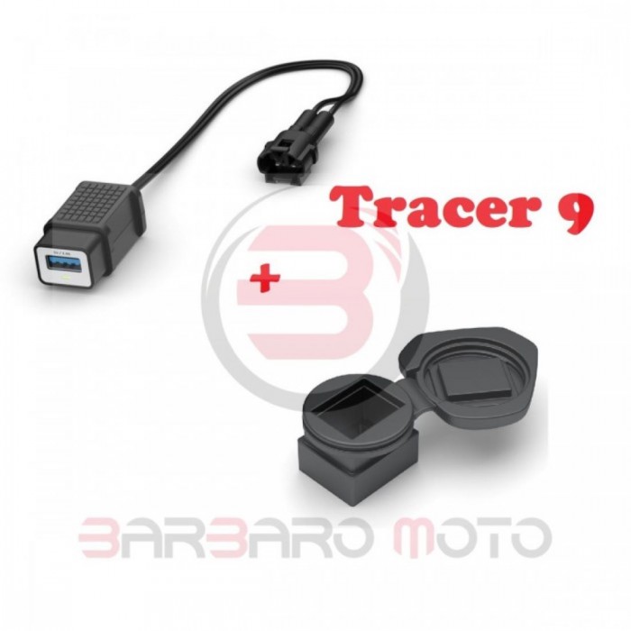 Presa caricabatterie USB + Supporto per YAMAHA TRACER 9